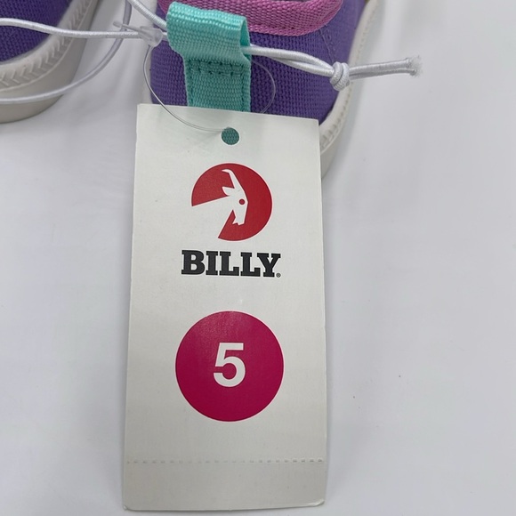 NWT BILLY Footwear Girls’ Haring Colorblock Zipper Sneakers - Size 5 - Picture 5 of 10